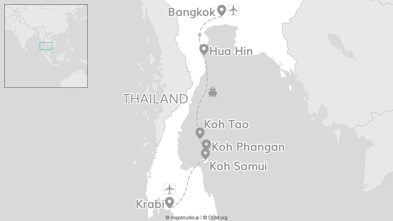 2 for 1 Thailand: Bangkok meets Inselhopping & Krabi