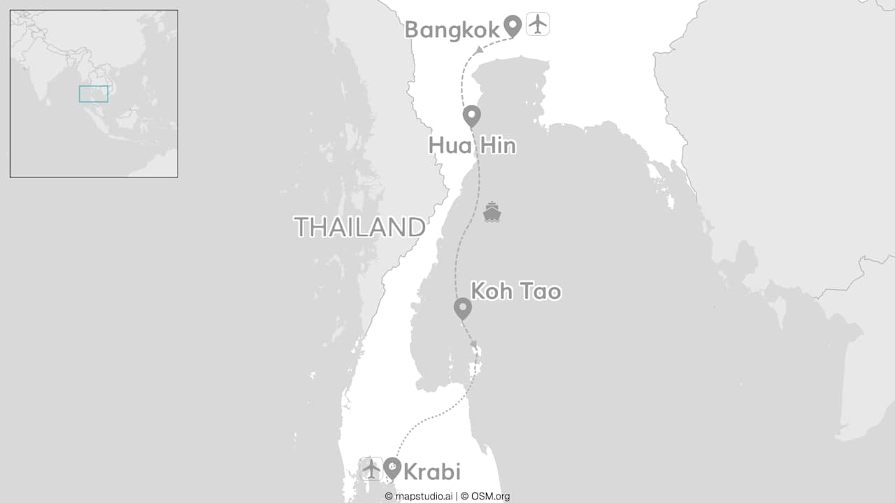 2 for 1 Thailand: Bangkok meets Inselhopping & Krabi