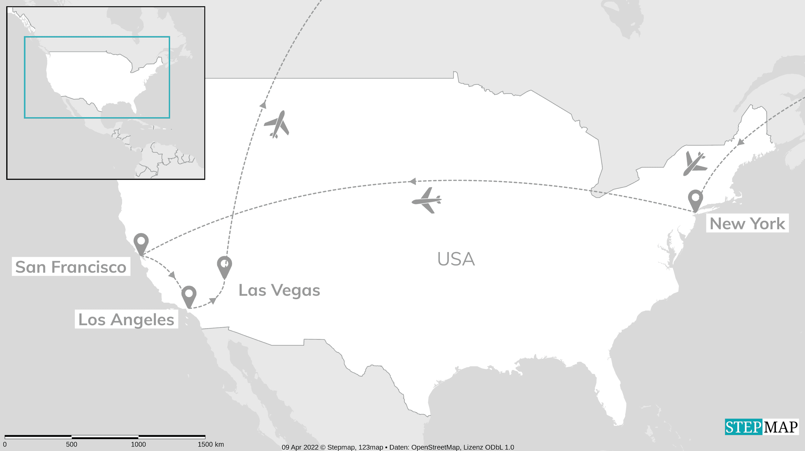USA Cityhopping: From Coast to Coast