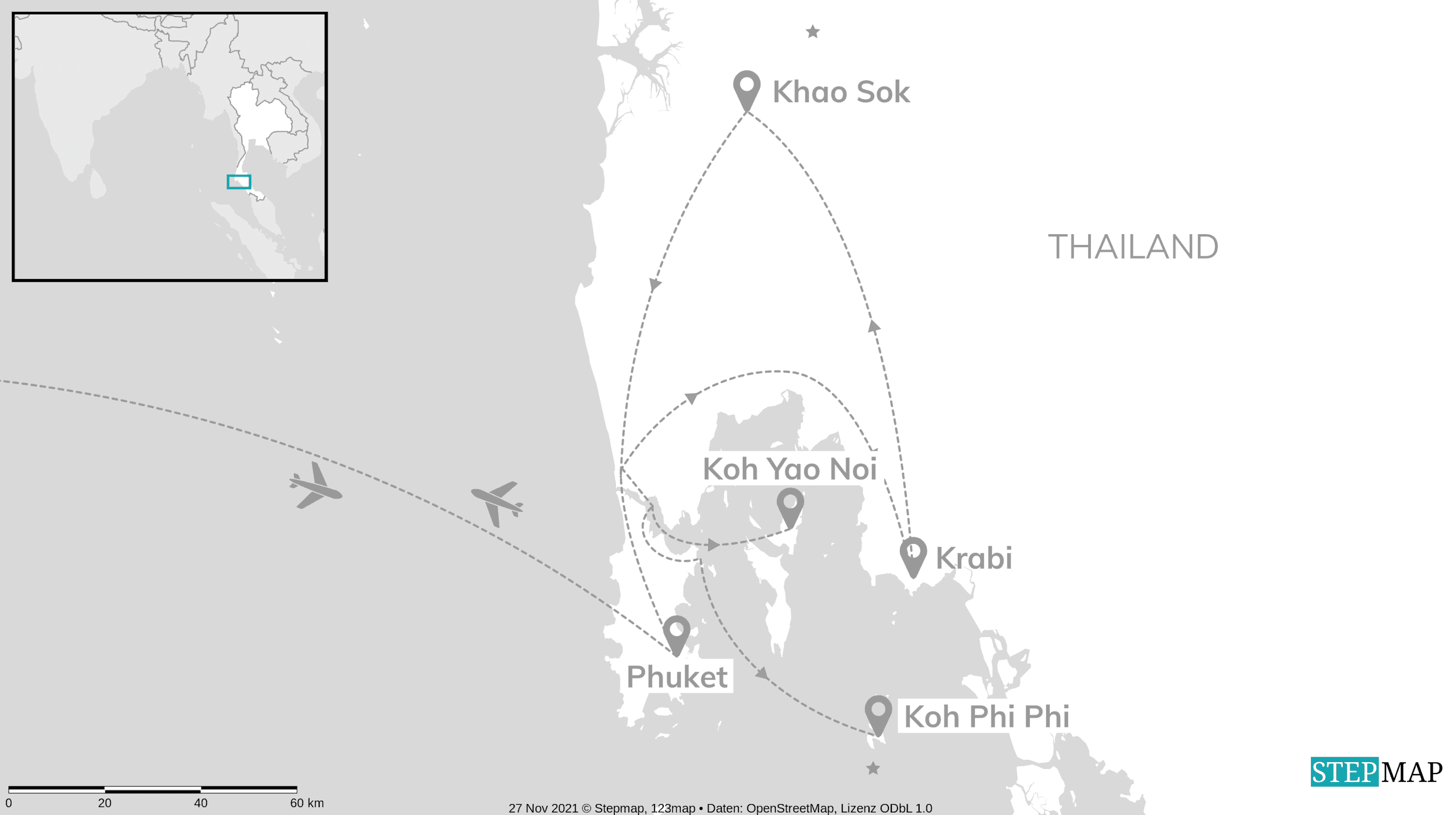 Explore Thailand: Jungle meets Koh Yao Noi and Koh Phi Phi