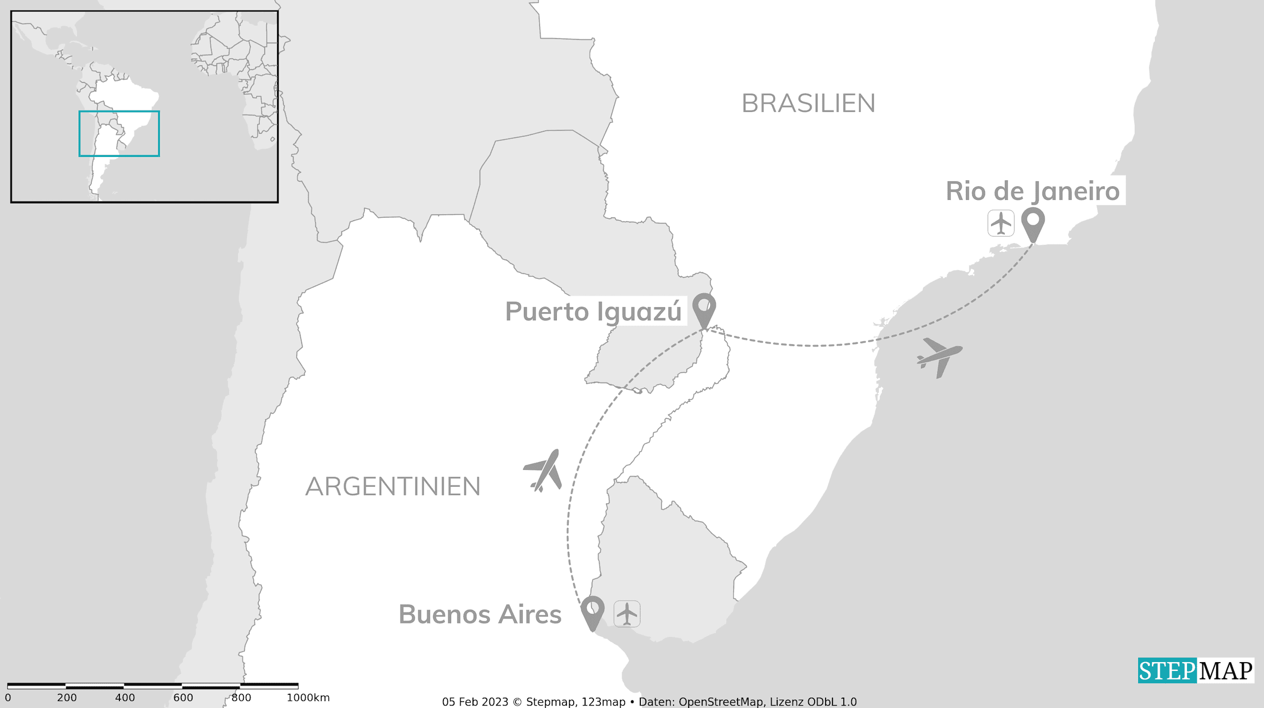 Argentinien & Brasilien: Copacabana meets Iguazú Falls