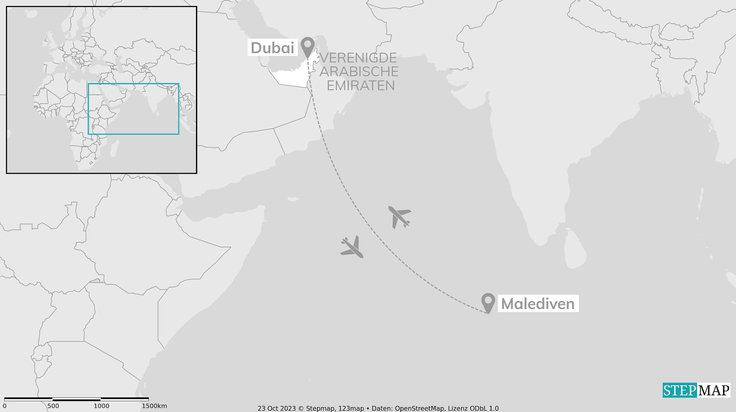 Dubai & Malediven: van skyline tot strandverblijf