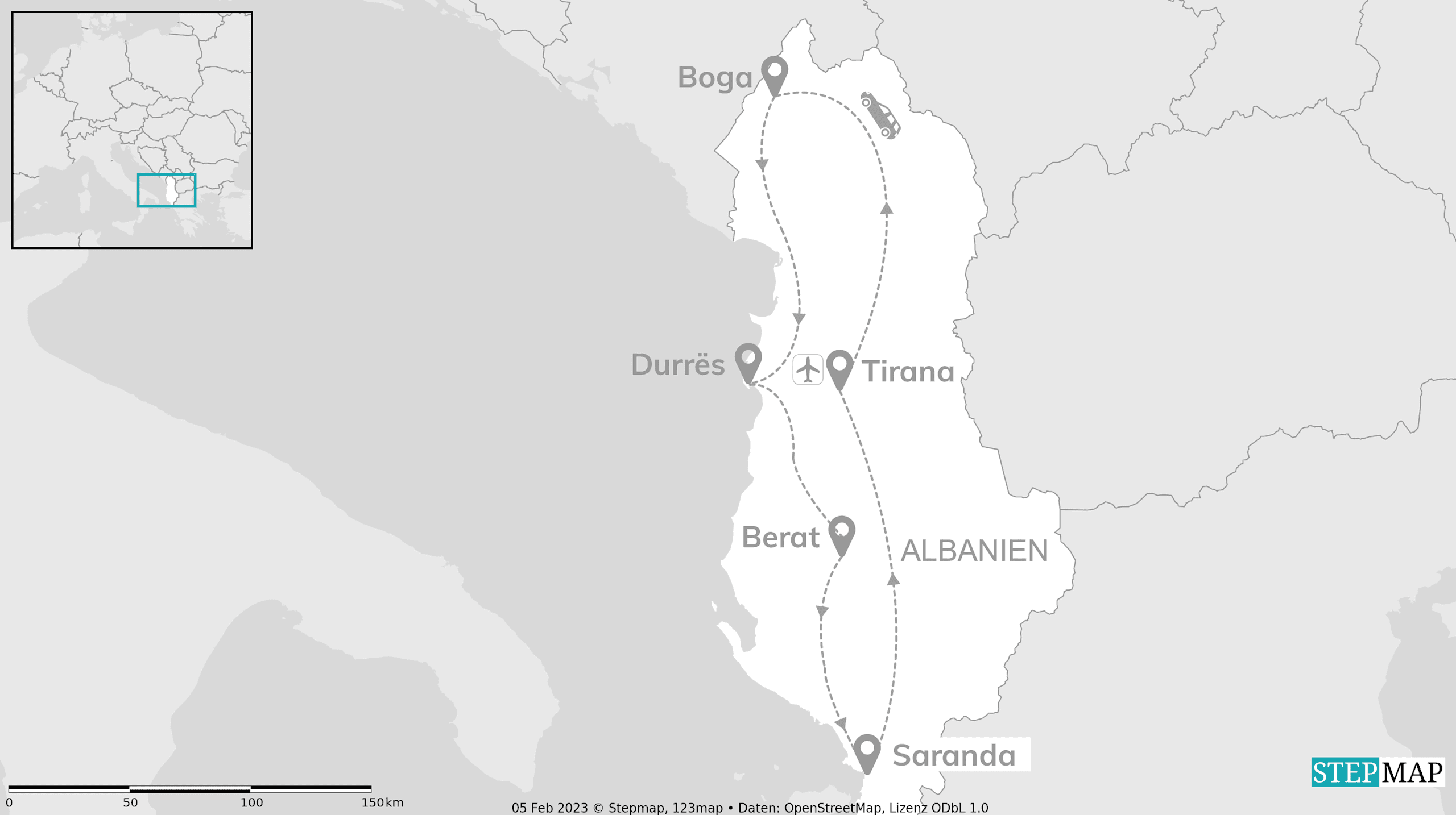 Albanien Roadtrip: Canyons, Cliffs & Coastal City Vibes