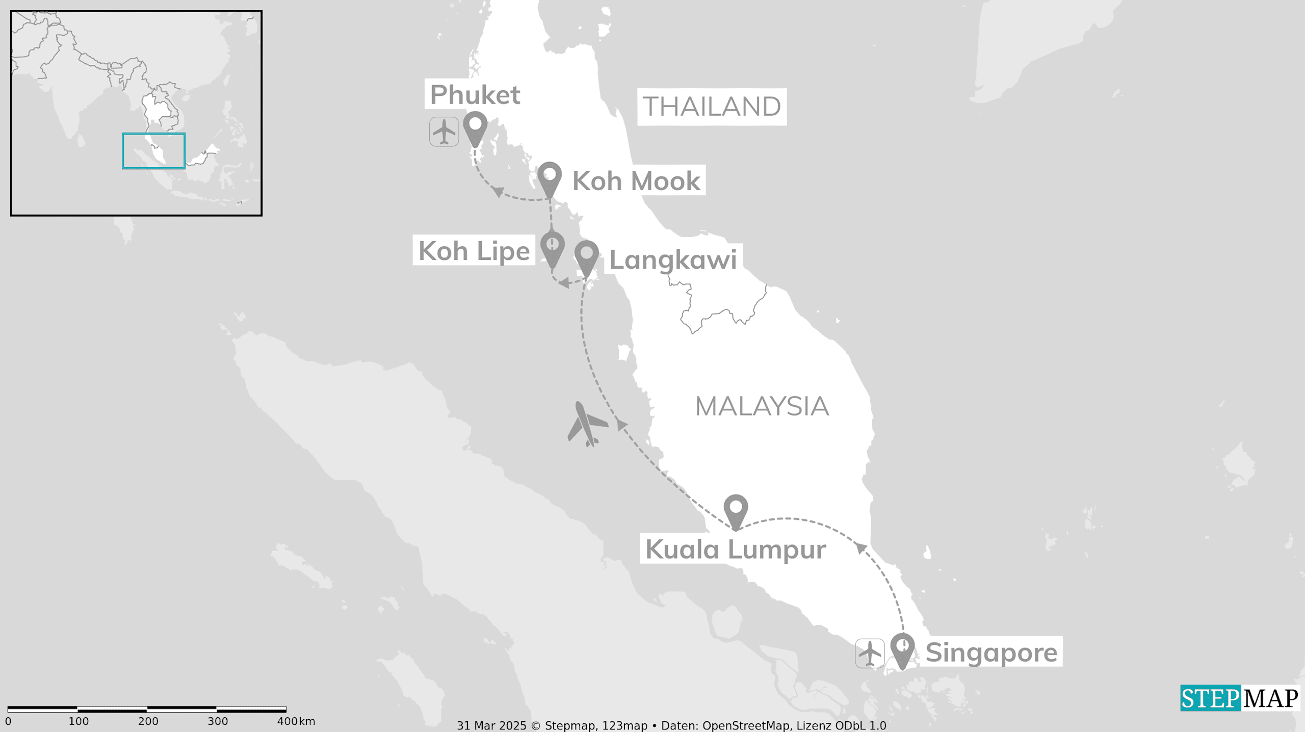 Malaysia, Thailand and Singapore: Island-hopping meets city life