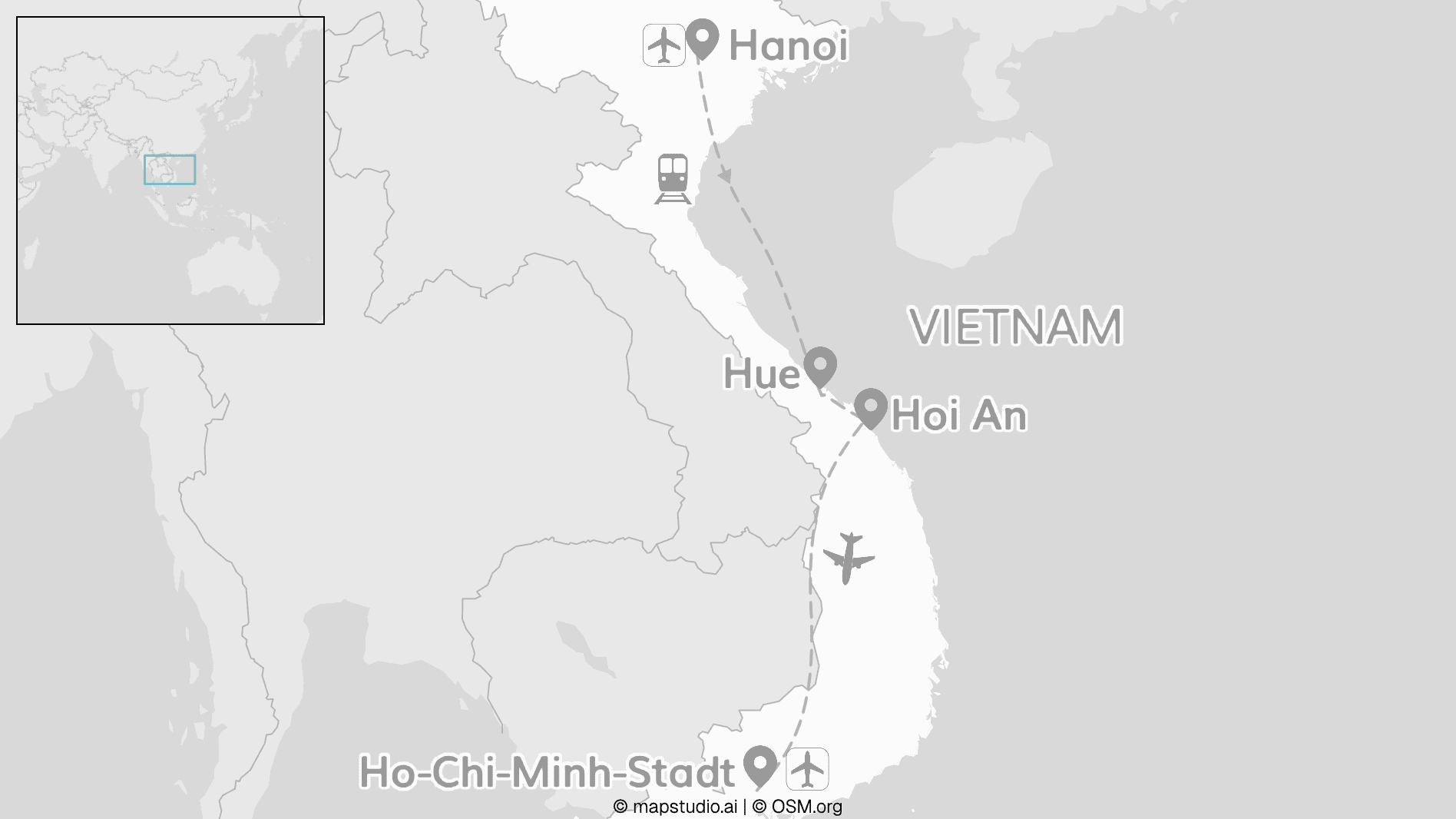 2 for 1 Vietnam: Vom grünen Norden in den Süden