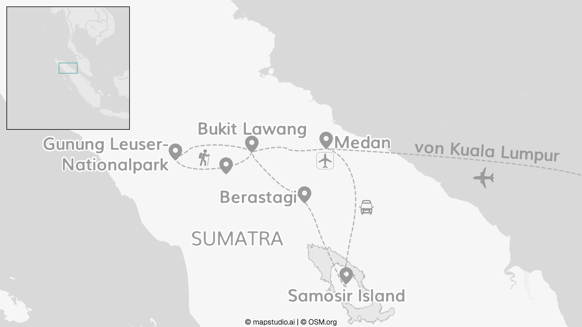 Sumatra, Malaysia & Singapur: Ready to Hang with Orangutans?