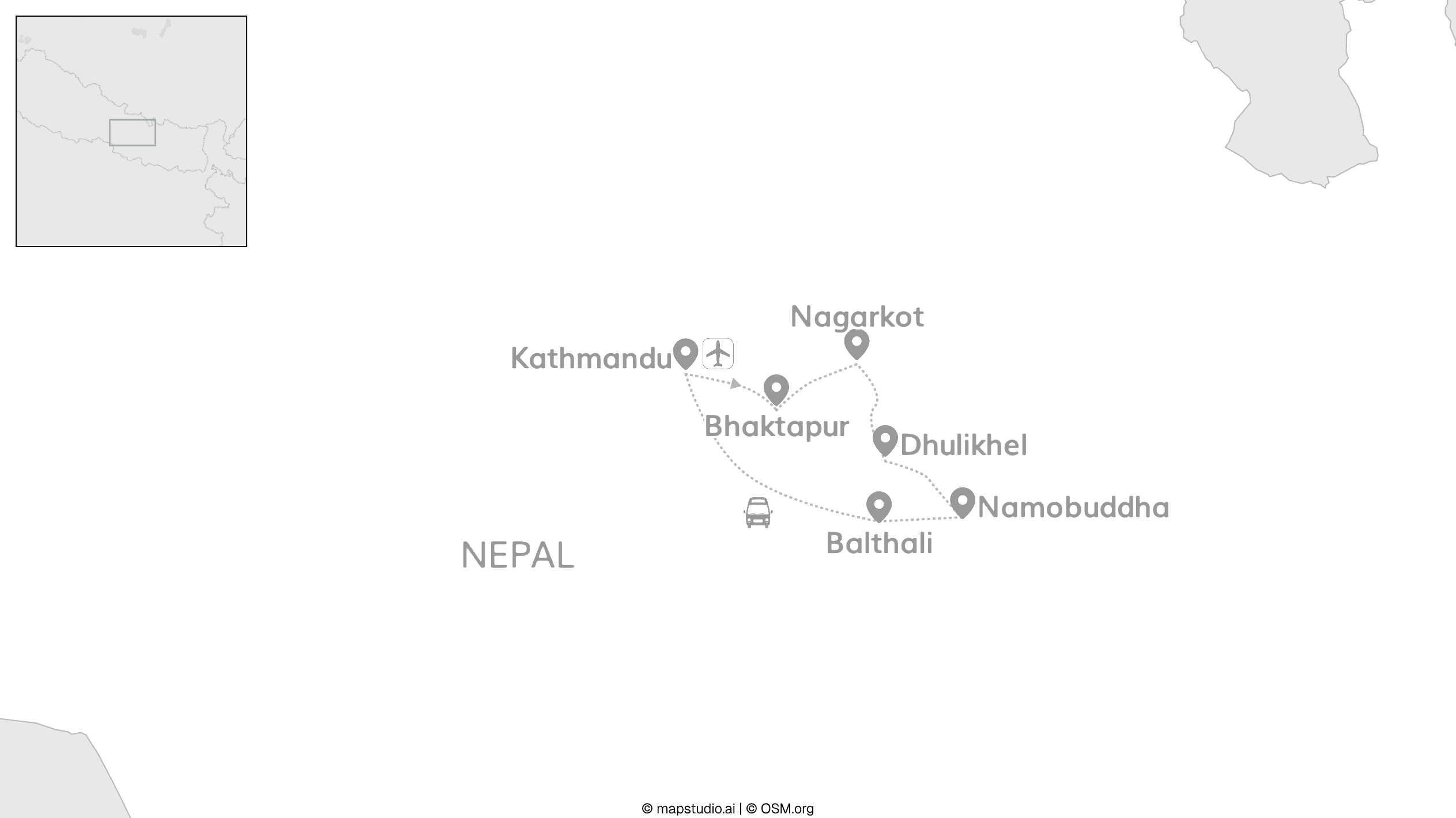 Nepal calling: Holy stupas, what a view!