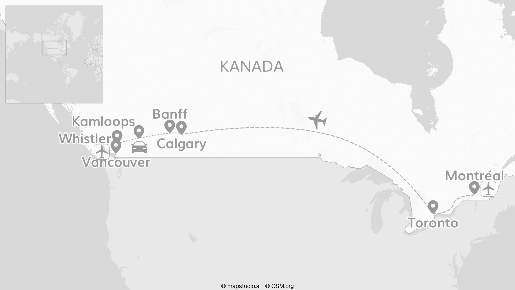 Kanada Sommer Roadtrip: Zu Nationalparks & Niagarafällen