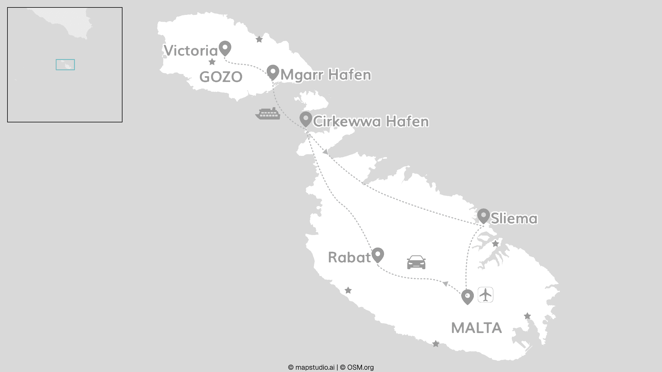 Inselhopping Malta & Gozo: Roadtrip zum Lagunen-Abenteuer
