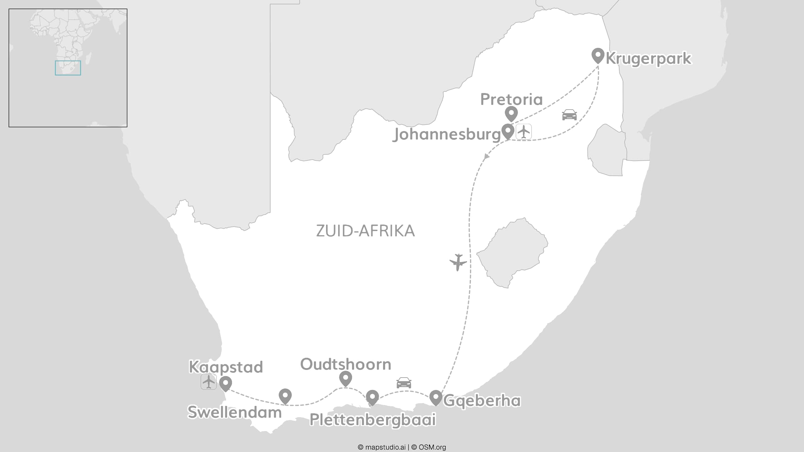 Zuid-Afrika roadtrip: naar pinguïns & struisvogels