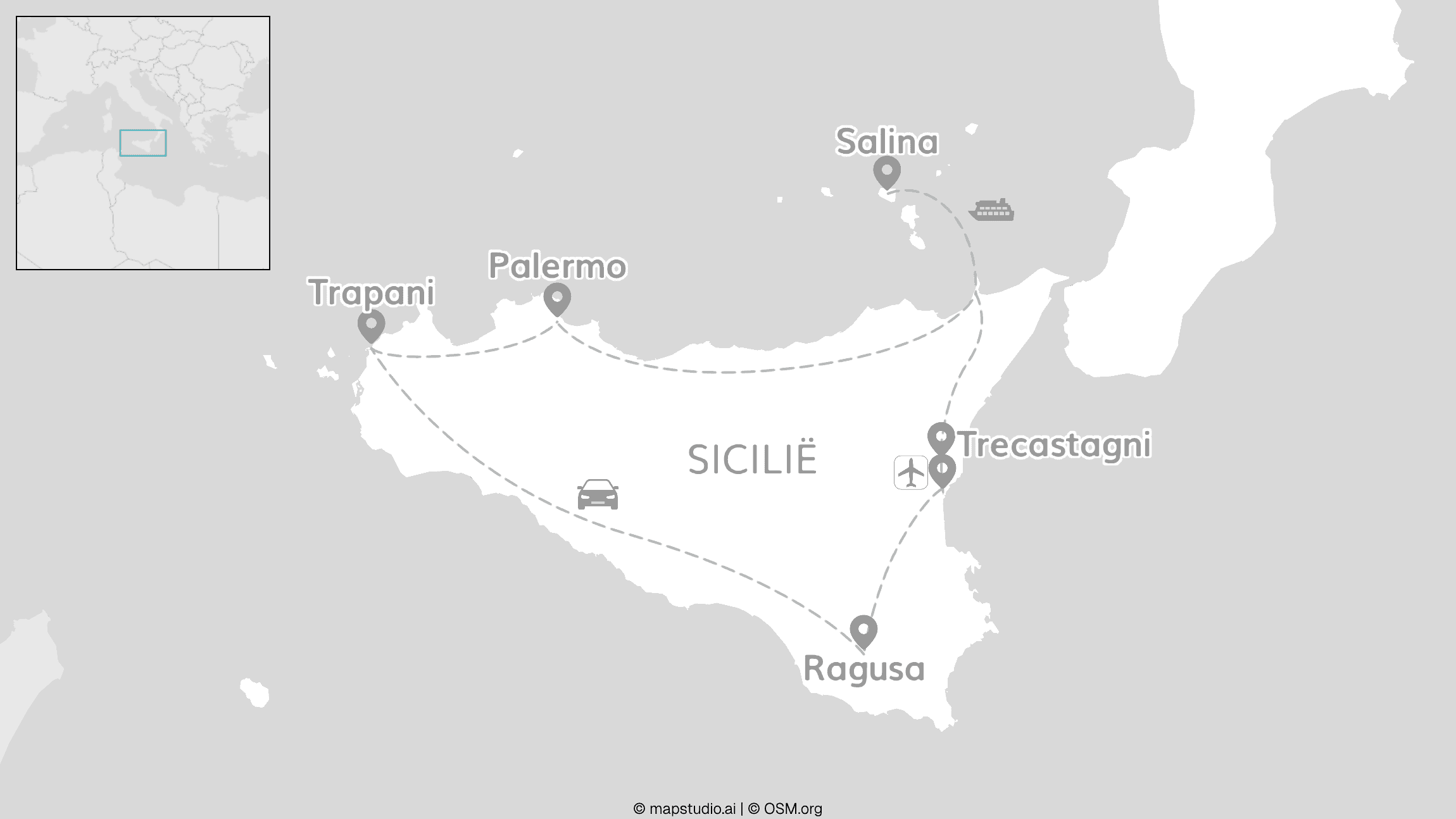 Sicilië & Salina: naar de vulkanische eilanden