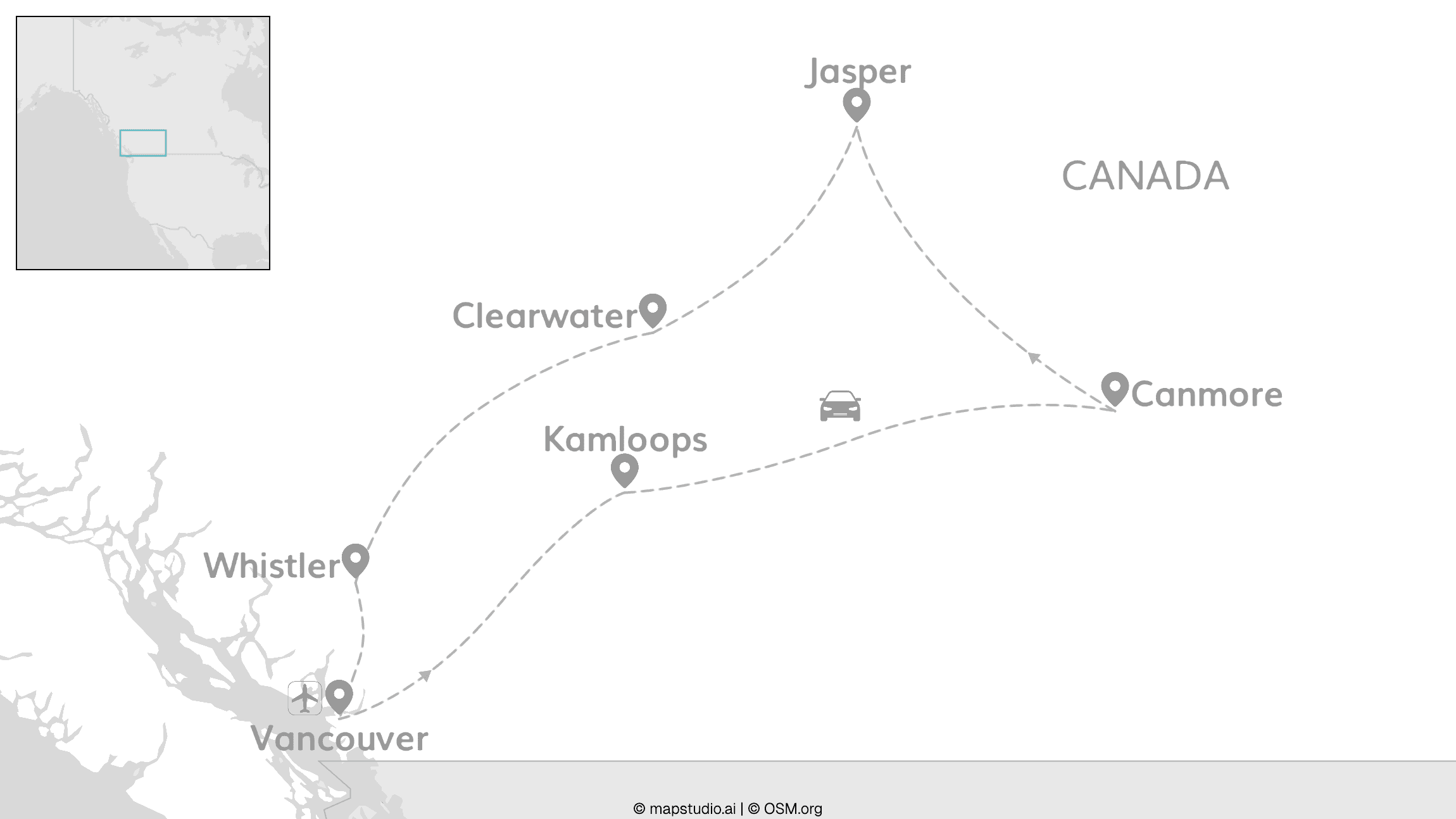 Canada road trip: Vancouver vibes and Rocky Mountains