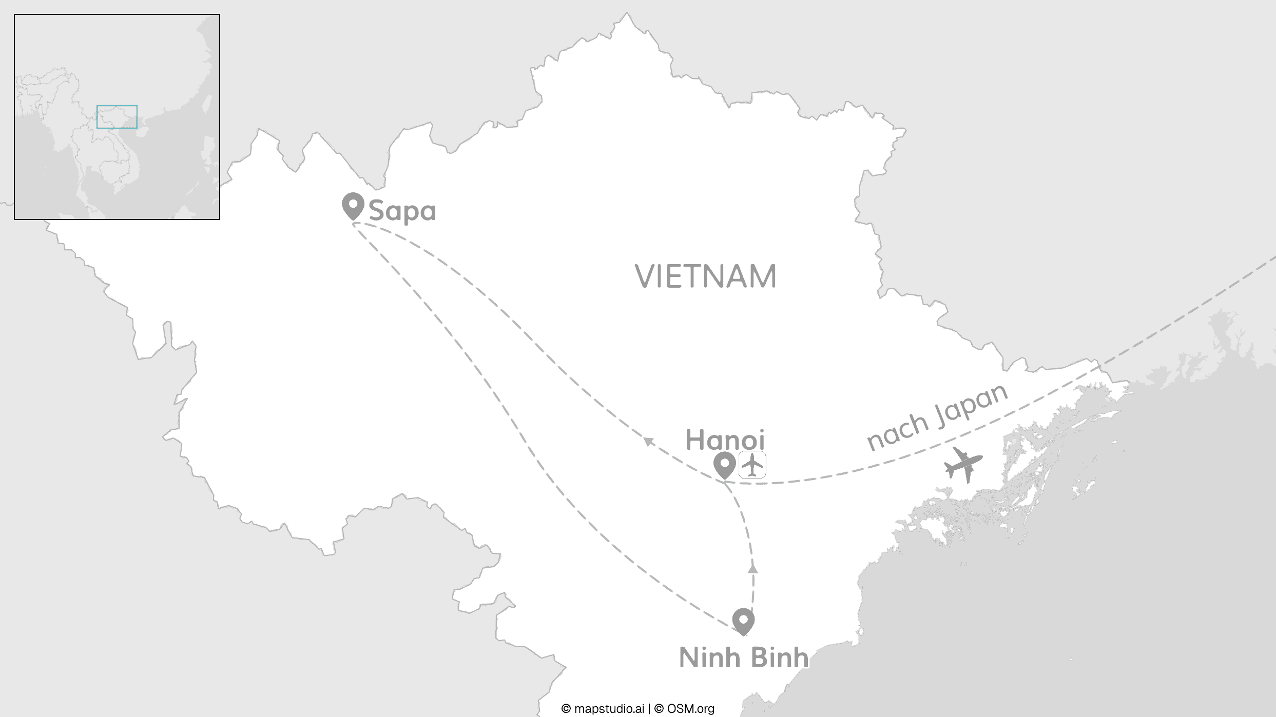2 for 1 Vietnam: Hanoi meets Local Living, Osaka & Tokyo